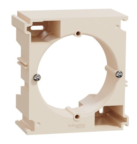Підрозетник зовнішнього монтажу модульний Schneider Electric Sedna Design бежевий SDD112902