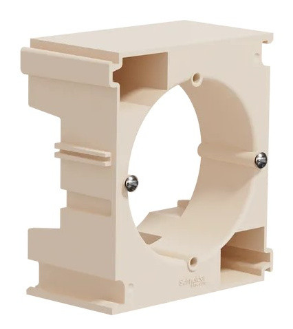 Підрозетник зовнішнього монтажу модульний Schneider Electric Sedna Design бежевий SDD112902 - фото №1