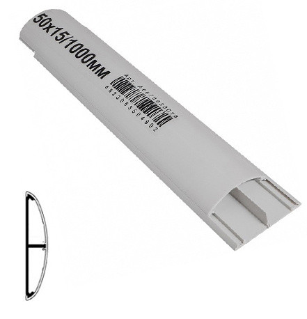 Напольный кабельный канал Аско-Укрем 50х15 (клеющийся)