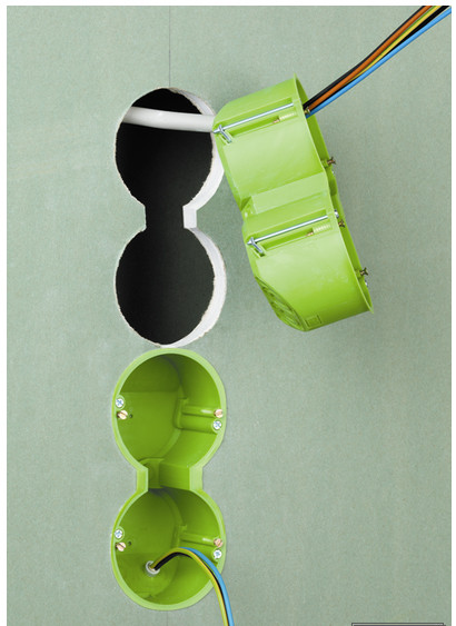 Негорючая установочная коробка HW 050 (Германия) - фото №6