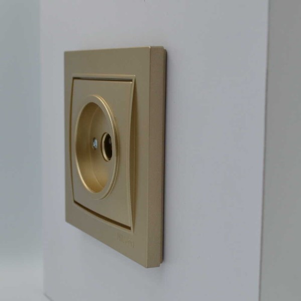 Розетка Nilson Thor золото TV кінцева ( 27151029 ) - фото №2