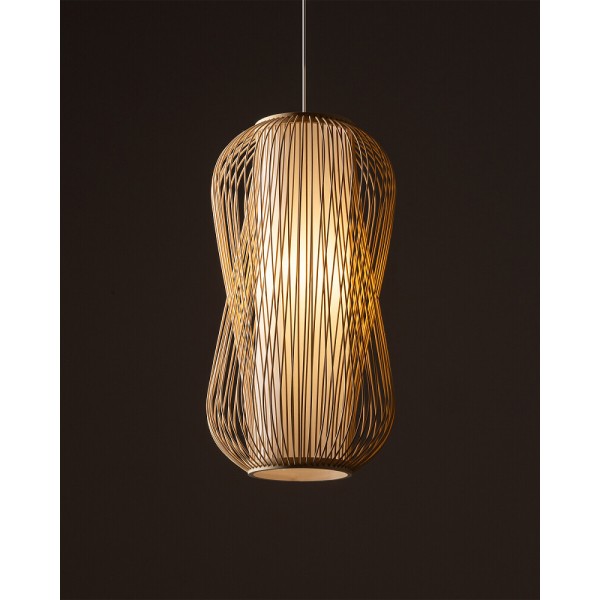 Подвесной светильник, люстра Nowodvorski 11162 Puket L E27 1x25W IP20 бежевый - фото №2