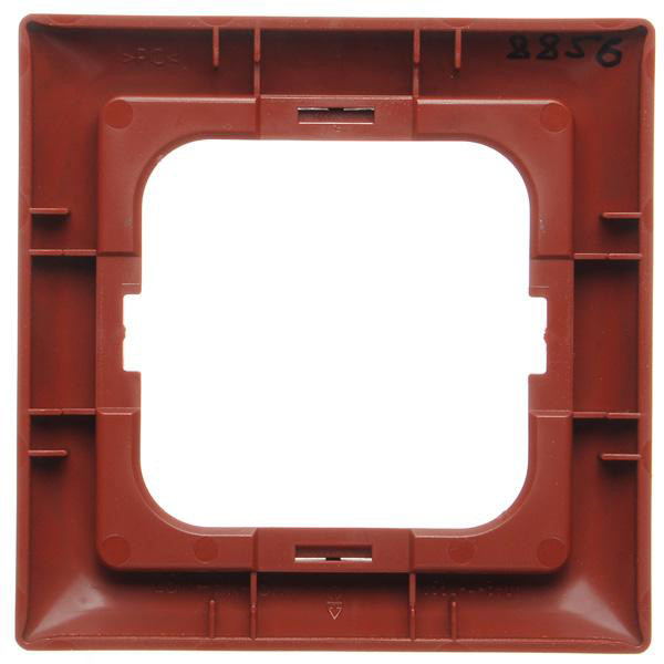 Одноместная рамка ABB Basic 55 2CKA001725A1516 2511-97-507 (красный фойер) - фото №1