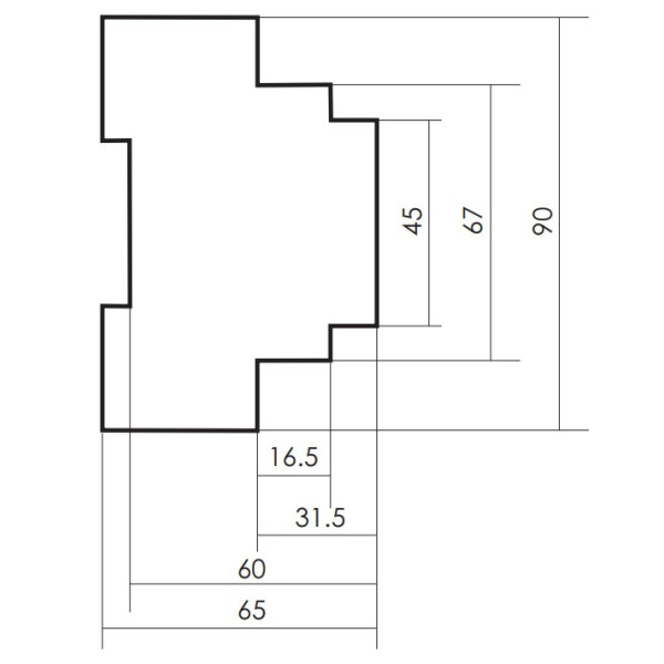 Електронне реле часу F&F PCU-504UNI 12-264В AC/DC 2х4А - фото №6