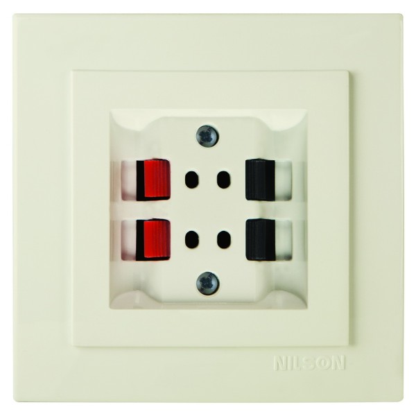 Розетка Nilson Touran кремова аудіо стерео ( 24121050 )