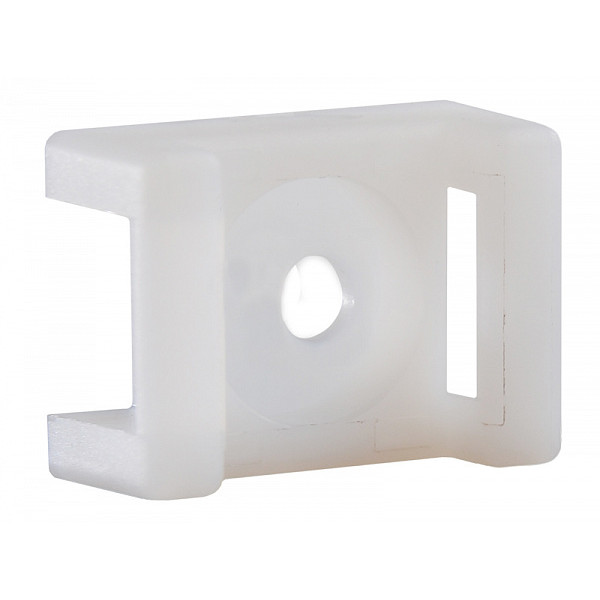 Майданчик до хомутів Аско-Укрем CTH-2B Ø6,8 100шт білий (A0150090054) - фото №2