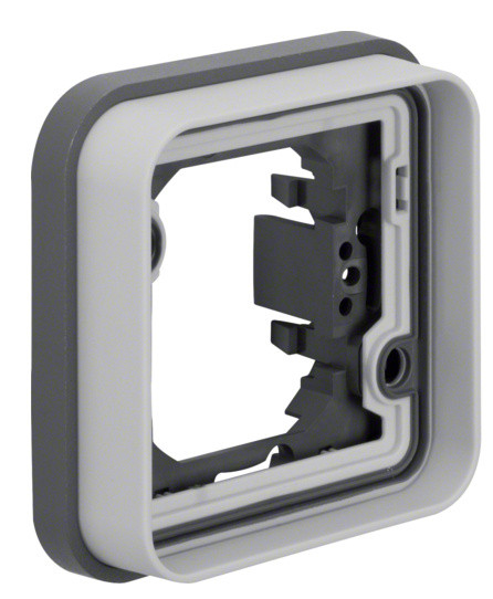 Рамка одинарна сіра Berker W.1