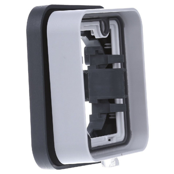 Рамка одинарна сіра Berker W.1 - фото №2