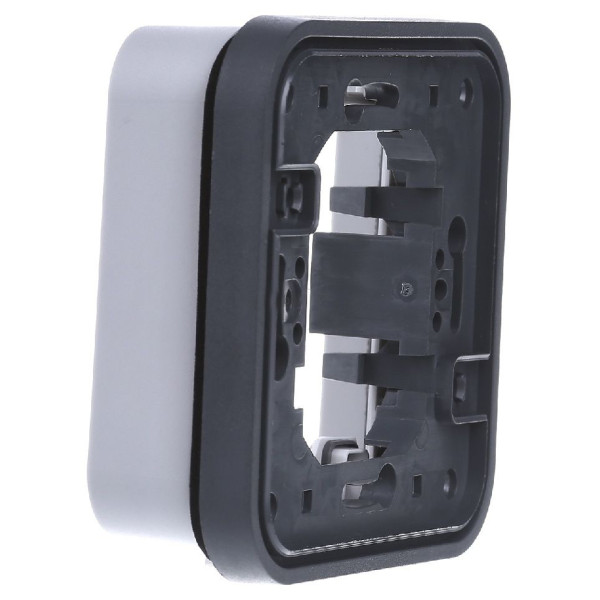 Рамка одинарна сіра Berker W.1 - фото №3