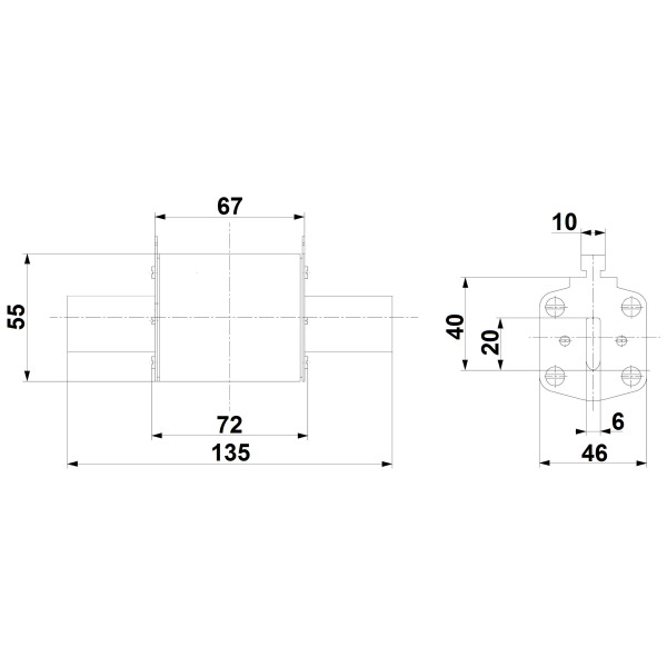 Плавка вставка Schrack ISP01200 NH 200A размер 1 - фото №2