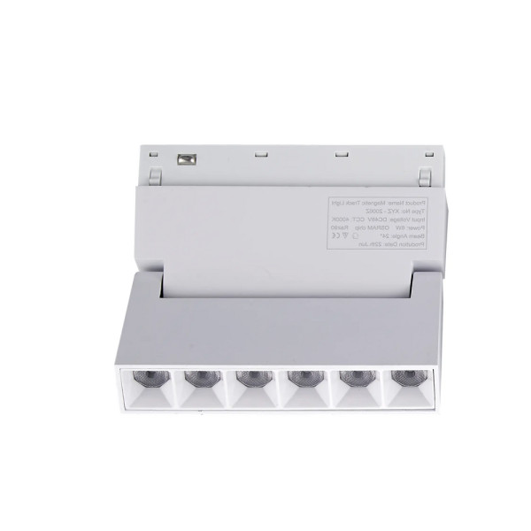 Магнітний трековий світильник Oledim 7771215 OL110 6W 4000k Білий - фото №1