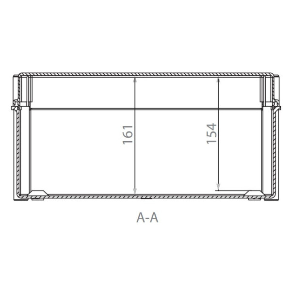 Пластиковая распредкоробка ETI 001102501 SB-44 (360x360x170) IP66 - фото №3