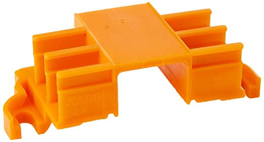 Фіксуючий тримач WAGO 243-112 на DIN-рейку для 4 з'єднувачів