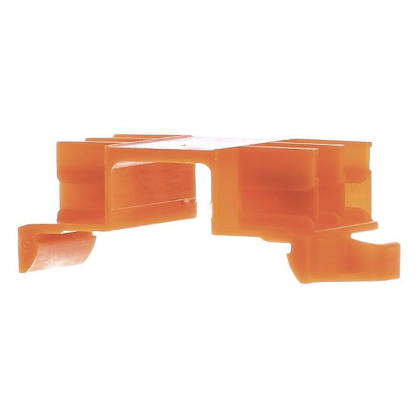 Фіксуючий тримач WAGO 243-112 на DIN-рейку для 4 з'єднувачів - фото №5