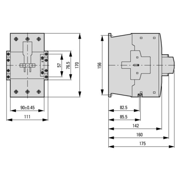 Контактор Eaton Moeller DILM95 (230V50HZ,240V60HZ) - фото №4