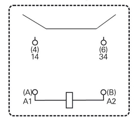 Силове реле Schrack RMD05024 24В DC 3НО 32А Faston 250 - фото №1