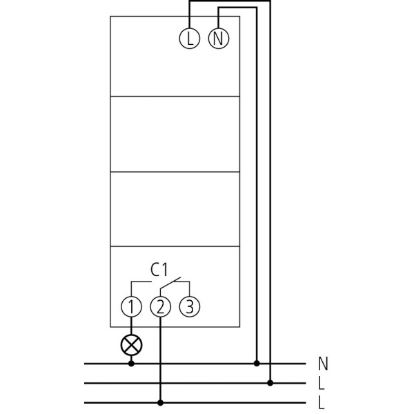 Таймер відключення живлення Theben TR 610 top 3 16А - фото №4
