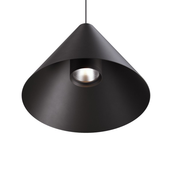 Подвесной светильник, люстра Kloodi PE-CONI250 5W 3K BK LED 430Lm IP20 черный - фото №1