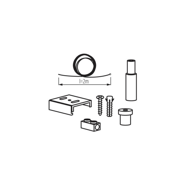 Крепление для подвешивания Kanlux 33256 Tear IP20 Wh - фото №1