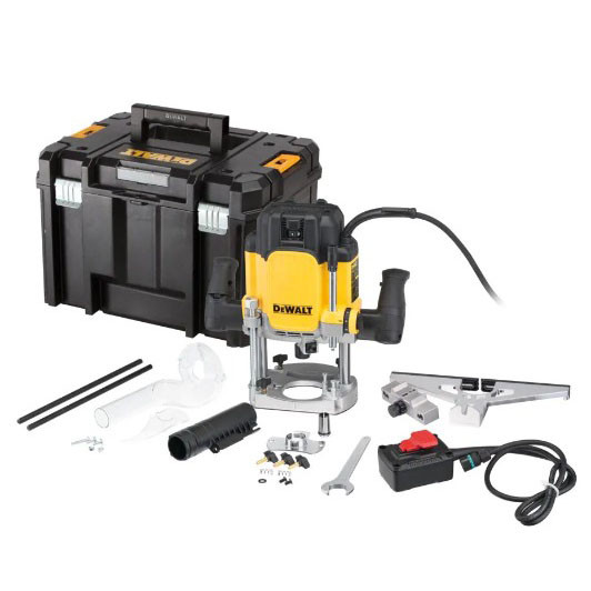 Сетевой фрезер DeWALT DWE627KT 1400Вт 9000-22000 об/мин цанговый патрон 12мм Ø50мм - фото №2