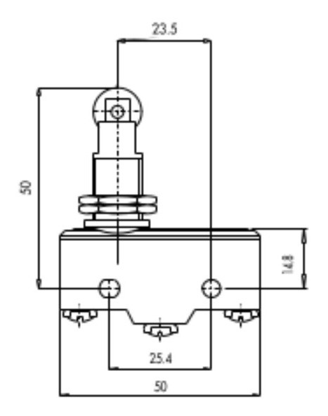 Конечный мини выключатель под винт EMAS MN1MUM3 - фото №6