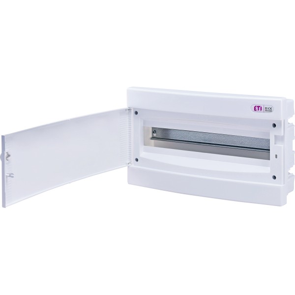 Встраиваемый щиток ETI 001101019 ECМ 18PO 18 М с белой дверцей