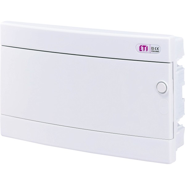 Встраиваемый щиток ETI 001101019 ECМ 18PO 18 М с белой дверцей - фото №1