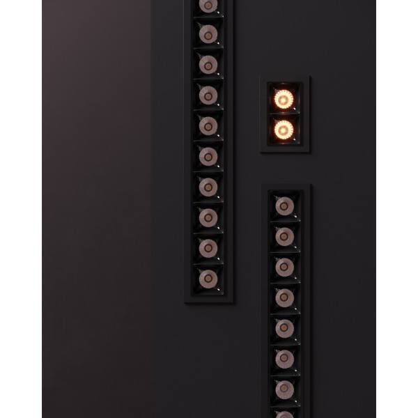 Точковий світильник Kloodi KD-POINT 10X2 20W 4K BK LED 1800Lm IP20 чорний - фото №4