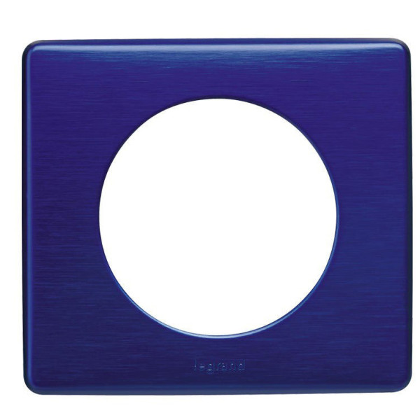 Однопостова рамка Legrand Celiane (068781) (синя ніч)