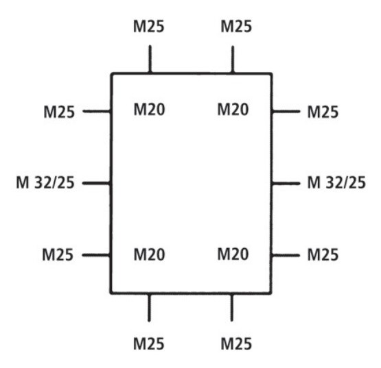 Електромонтажна розподільна коробка Spelsberg HP 150 (sp32695001) IP55 - фото №6