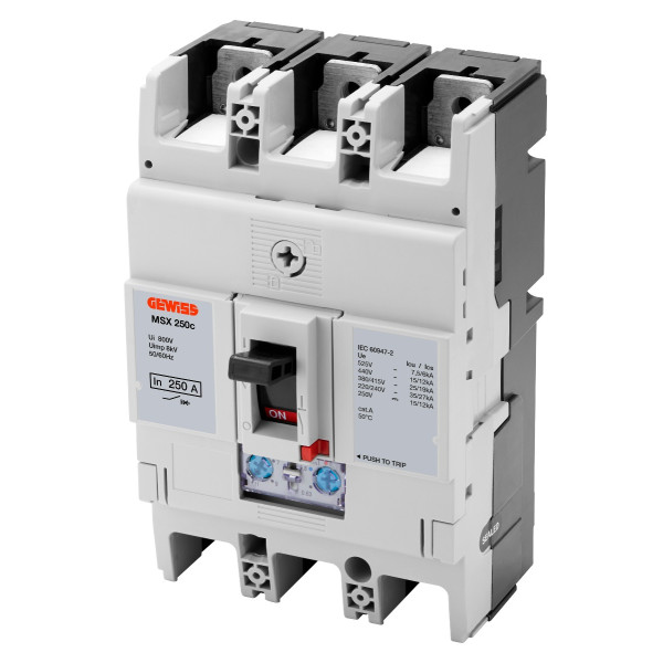 Силовий автоматичний вимикач GEWISS MSX 250C 3P 250A 16кА