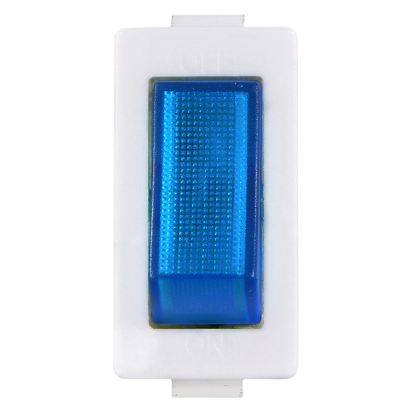 Переключатель Аско-Укрем KCD3-101N-12 WH/B (0-I) с подсветкой белый (A0140040039) - фото №1