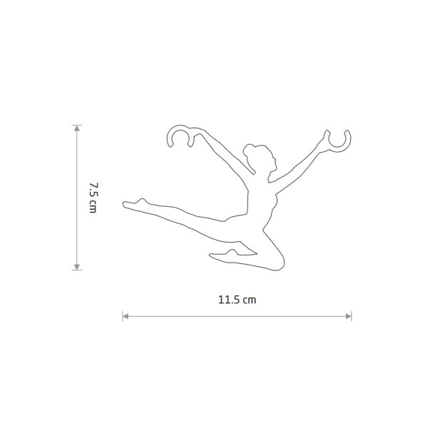 Декоративна ручка для регулювання кабелю Nowodvorski 11800 Ballerina біла - фото №1