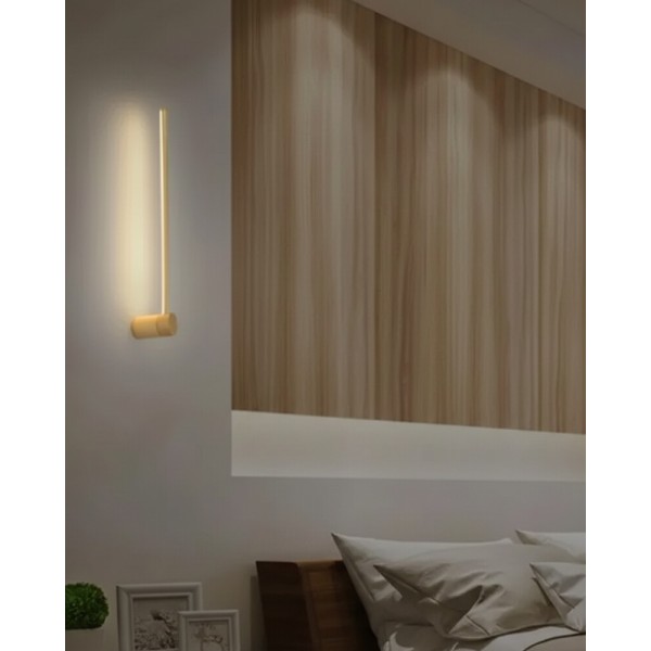 Бра, настінний світильник Kloodi WA-STICK 60 Stick Led 1x7W 3000K IP20 Gold - фото №3