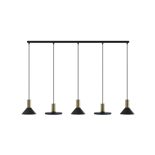 Подвесной светильник, люстра Nowodvorski 8032 Hermanos V GU10 5x10W IP20 черный