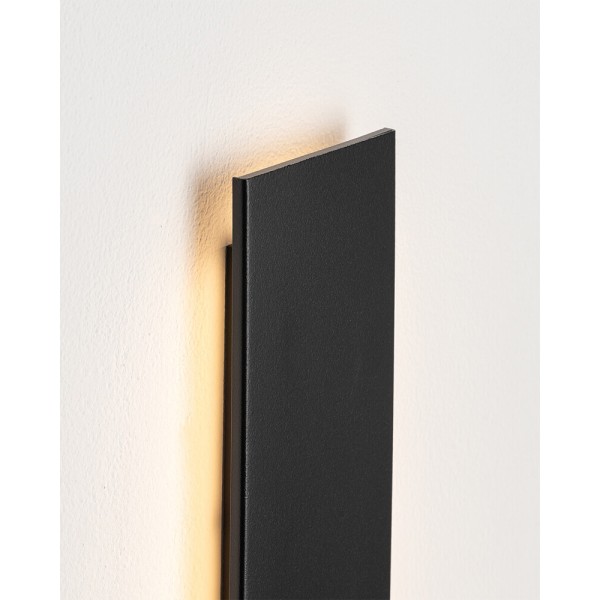 Бра, настенный светильник Nowodvorski 11878 Comma LED L 1x34W 3000K 950Lm IP20 черный - фото №2