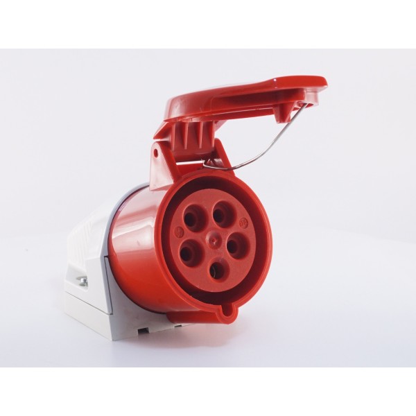 Накладний трифазний роз'єм WALTHER WL130 (3P+N+E) 32А 380V IP44 - фото №1