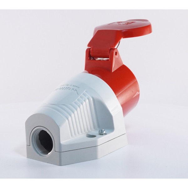 Накладний трифазний роз'єм WALTHER WL130 (3P+N+E) 32А 380V IP44 - фото №2