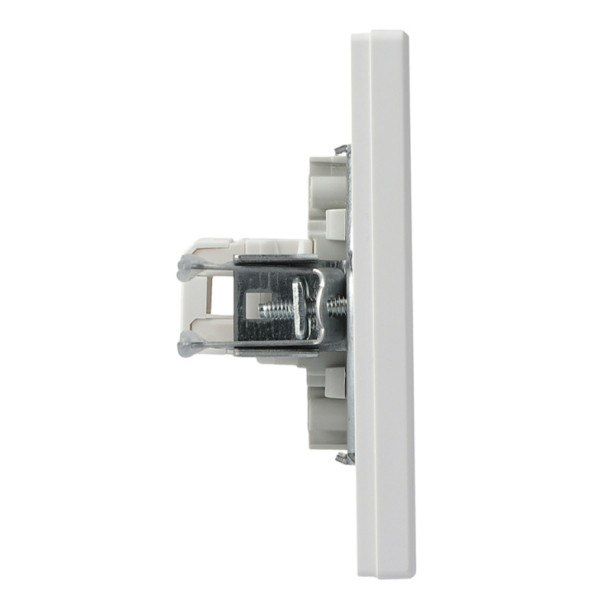 Розетка компьютерная RJ45 кат.6 UTP двойная белая Asfora, EPH4800121 - фото №2