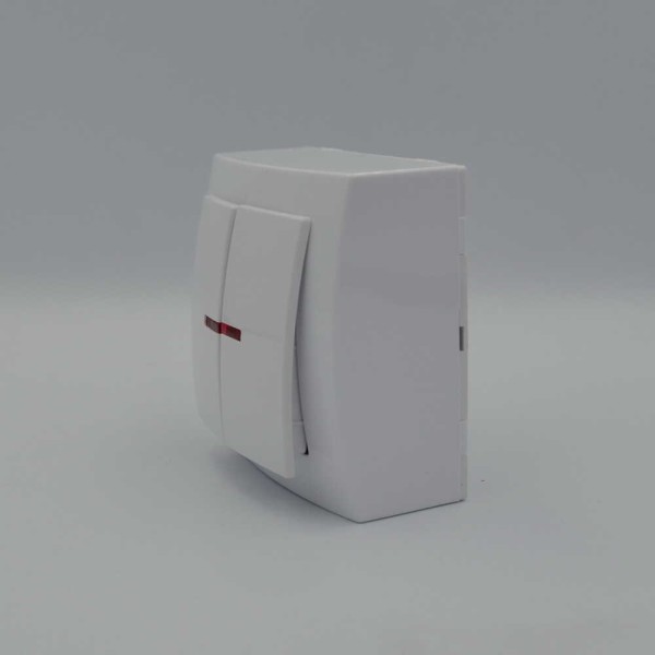 Вимикач Nilson Themis білий 2кл з підсвіткою ( 26111004 ) - фото №2