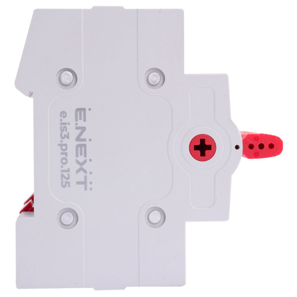 Вимикач навантаженння E.Next e.is3.pro.2.125 на три положення 2р 125А (p008030) - фото №2