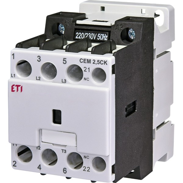 Контактор ETI 004643803 CEM 2,5CK.01 (2.5 кВАр 400-440V)