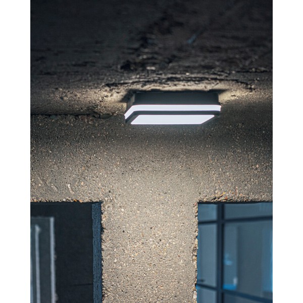 Вуличний світильник з датчиком руху Kanlux 38788 Beno LED 1x12W/18W 3000K/3500K/4000K 1630/1770/1750Lm IP65 графітовий - фото №2