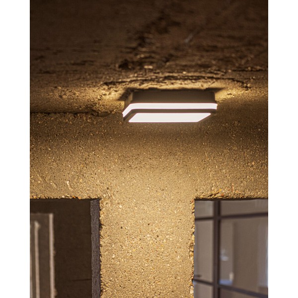 Вуличний світильник з датчиком руху Kanlux 38788 Beno LED 1x12W/18W 3000K/3500K/4000K 1630/1770/1750Lm IP65 графітовий - фото №3