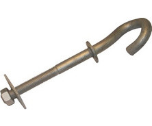 Крюк сквозной 200мм, М20