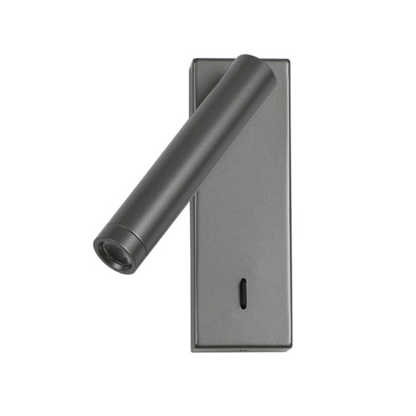 Бра, настінний світильник Italux WL-21017-GR Cali LED 1x2.5W 3000K 153Lm IP20 сірий