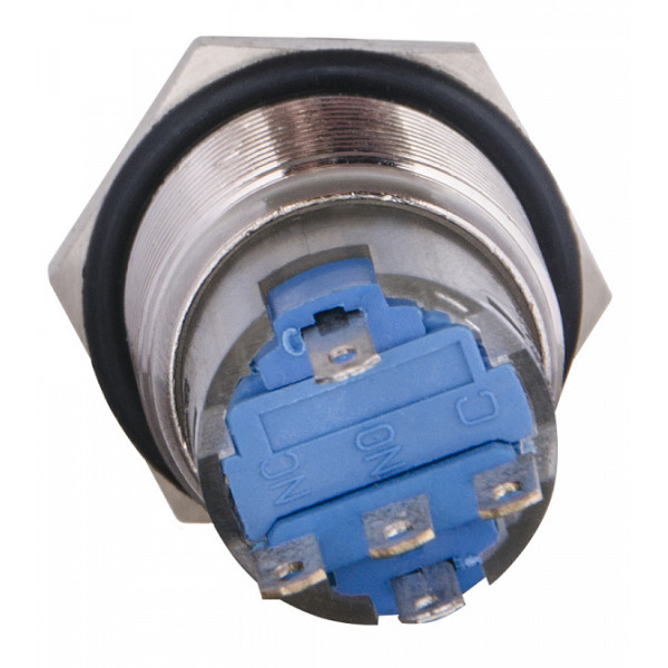 Кнопка Аско-Укрем TYJ 19-271 1NO+1NC 220В з підсвічуванням зелена (A0140010113) - фото №1