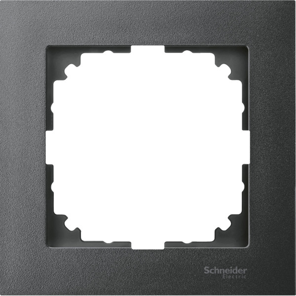 Одномісна рамка Schneider Electric M-PURE MTN4010-3614 антрацит