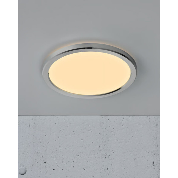 Потолочный светильник Nordlux 2015026133 Oja LED 1x14.5W 3000K-4000K 1600Lm IP54 хром - фото №4