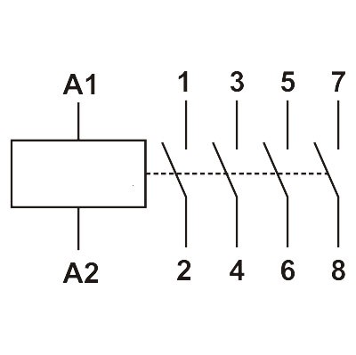 Контактор Promfactor MCF3i 40A 4NO 24В (MCF3i4040024) - фото №2